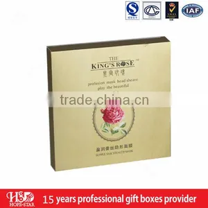 High Quality Fashionable Printed Face Mask Cosmetic Box Wholesale thumbnail-1