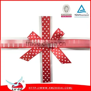 Gift Packing Use Red Pre Tie Hair Satin Ribbon Bow thumbnail-4