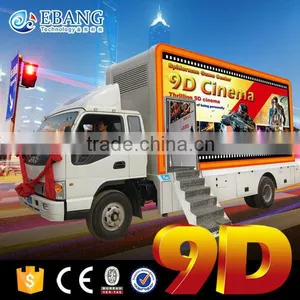 Electric/hydraulic 6dof Platform 7d Mobile Cinema 9d Truck Mobile Cinema thumbnail-2