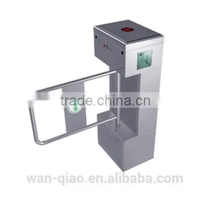 Support Fingerprint 304 Stainless Steel Vertical Tripod Turnstile/ Security Access Control Manual Turnstile Gate thumbnail-1