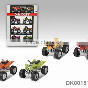 Diecast Model Car Pull Back Alloys Beach Motorcycle thumbnail-1