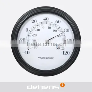 DEHENG 12'' Antique Plastic Wall Clock With Thermometer/Hygrometer Wholesale thumbnail-2