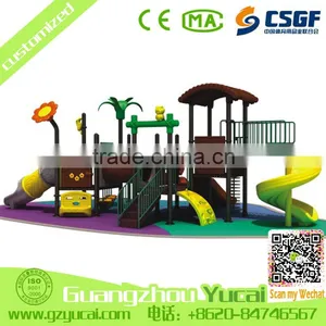 Large Size Manufacture Outdoor Kids Slides Playground Gym Equipment thumbnail-1