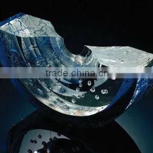 Arc Abstract Art Decorative Glass Boats thumbnail-1