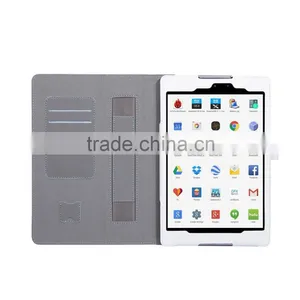 Automatic Wake Sleep Function Flip Leather Cover Case With Elastic Hand Strap for Google Nexus 9 thumbnail-1
