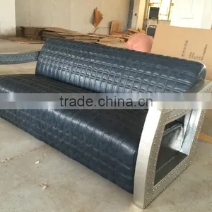 AVIATOR Aluminium 3 Seater Sofa thumbnail-1