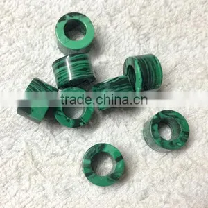 Body Piercing Jewelry,malachite Stone Tunnel Ear Plugs thumbnail-3