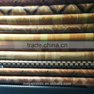 PVC Floor Covering for Indoor Usage/ Natural Wood Looking Plastic thumbnail-1