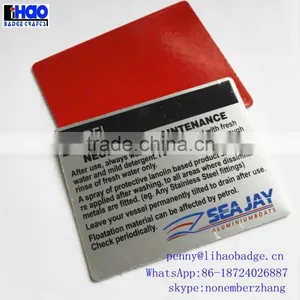 Shiny Gold Rectangle Shaped Metal Brand Logo Labels Design thumbnail-5