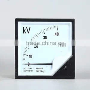 35KV/100V Pointer Type Ac Voltmeter 120*120 Ac Voltage Indicator 750V Voltage Meter thumbnail-1