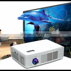 Classic Whit/black Blu-ray 3D Smart Projector thumbnail-1