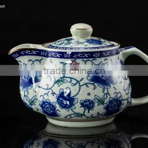 500cc Pot Rose Ceramic Teapot With Stainless Insert thumbnail-1