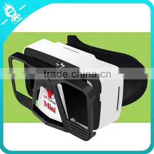 2016 Virtual Reality Cardboard 3D vr Headset vr Case With Bluetooth Remote Controller thumbnail-2