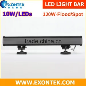 China Supplier Wholesale High Power C.REE 12PCS*10W Offroad LED Light Bar One Row Single Row 120W 4X4 Accessories thumbnail-1
