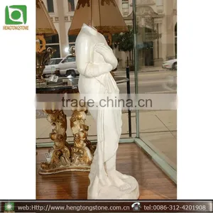 Marble Girl Outdoor Garden Sculpture thumbnail-3