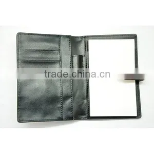Memo Pad in Leather Jacket and With Pen Attached thumbnail-5