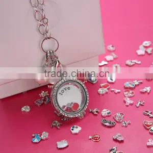 Fashion New Floating Charm Locket Glass Locket thumbnail-1