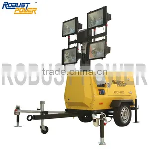 High Mast Kubota D1105-BG Mobile Lighting Tower thumbnail-1