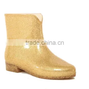 Apricot Color Rain Boots, Fashionable and Comfortable Rain Boots and Safety and Fashionablerain Shoes thumbnail-1