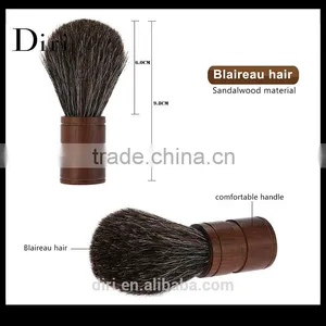 Customized Logo Badger Shaving Brush Natural Wood Handle thumbnail-5