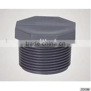 Pvc Thread Pipe and Fittings Plug and Fittings Plug/plastic Male Thread Plug thumbnail-1