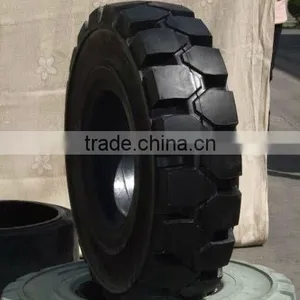 China Forklift Tyre 5.00-8, 6.00-9, 6.50-10, 7.00-12, 8.15-15, 8.25-15, 7.50-16, 21*8-9 Industial Solid Tire thumbnail-1
