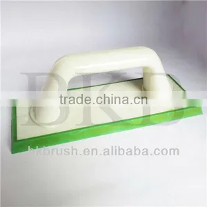 ABS Plastic Float Rubber Trowel With Rubber Base and Plastic Handle thumbnail-1
