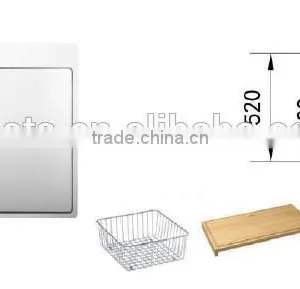 POATS PS-801 Stainless Steel Sink Size: 860X520X200mm thumbnail-1