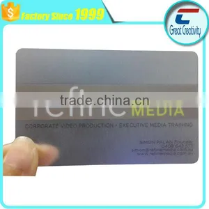 Ultra Thin Thickness 0.5mm Translucent Transparent Business PVC Card thumbnail-1