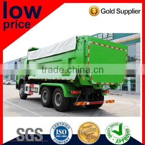 340HP 13 Ton 14 Cubic 6x4 U Dump Truck Tipper for Refuse Soil thumbnail-1