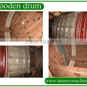 Supply Leather Tannery Overloading Wooden Drum for Soaking/Liming/Tanning thumbnail-1