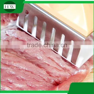 Kitchen Accessories Tool Hanging Long Handle Manual Plastic Stainless Steel Meat Needle Hammer Tenderizer thumbnail-3