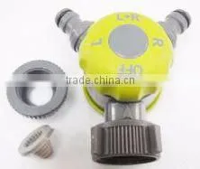 3/4"-1" 2-Way Snap-in Plastic Quick Coupling Garden Hose Connector thumbnail-6