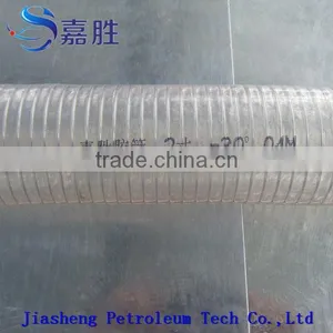BEST Price for ISO 9001 1/2-6inch Flexible Clear Steel Wire Reinforced PVC Hose thumbnail-6
