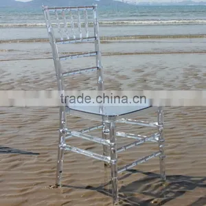 Crystal Amber Color Plastic Tiffany Chair thumbnail-2