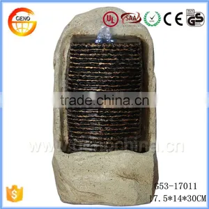 Trade Assurance Egg Shape Stone Monument Resin Crafts Fountain thumbnail-1