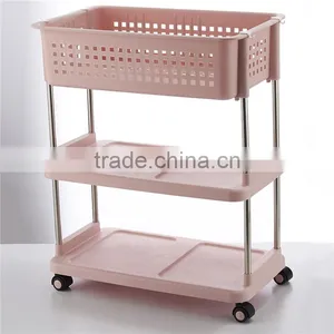 Household Storage 2 Tier Basket for Closet Office Garage Kitchen and Bathroom thumbnail-2