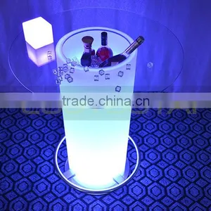 Led Cocktail Table/RGBW Color Change Remote Control Led Tea/coffee Table thumbnail-1
