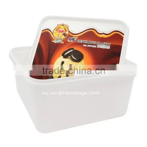 2L Ice Cream Tubs With Lids, PP Plastic Food Type and Ice Cream Use IML Plastic Container thumbnail-4