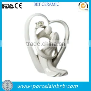 Lover Kiss Heart Shape Ceramic Wedding Gift thumbnail-1