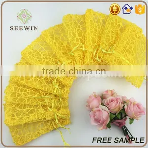 Christmas Drawstring Small Organza Mesh Floral Bag thumbnail-2