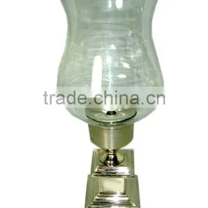 Decorative Stem Glass Hurricane thumbnail-3