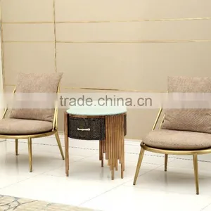 2016 Luxury Stainless Steel Leisur Chair for Whole Sale ND155G thumbnail-1