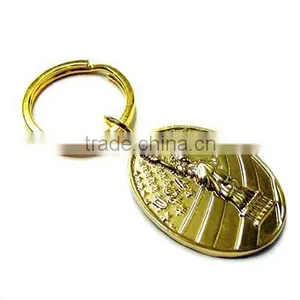 Metal Keychain With Gold Plating thumbnail-1