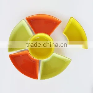 Set of 6pcs Solid Color Appetizer Set thumbnail-1