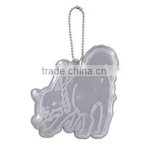 Soft PVC Reflective Pendant Custom Safety Glow in Dark PVC Hanger thumbnail-3