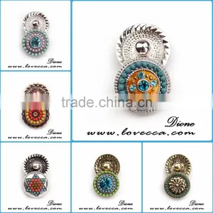 Wholesale Snap Button Pendant Jewelry,Crystal Jewelry Accessory,Trendy Snap Button Jewelry thumbnail-1