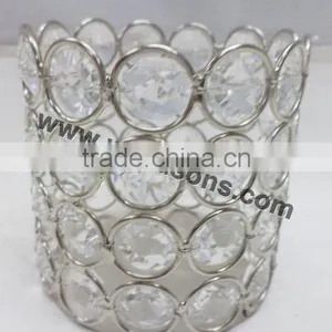 Crystal Votive Wedding Centerpieces Tealight Votive Candle Holders thumbnail-1