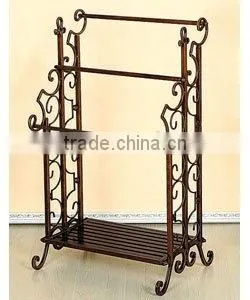 Wrought Iron Blanket Rack thumbnail-1