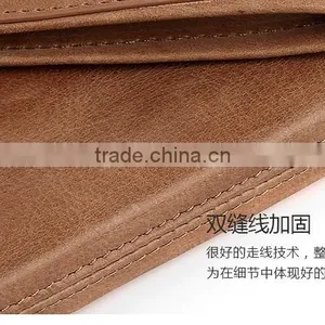 Genuine Leather Men's Wallet Clutch Bags Money Phone Bags For Men Purse thumbnail-5